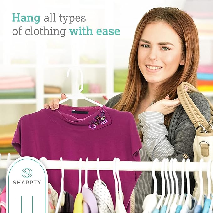 Sharpty Plastic Clothes Hangers - Image 3