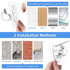 ANDGOO 10 Pack No Drill Curtain Rod Brackets, Renter Friendly Self Adhesive - Image 5