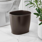 iDesign Slim Plastic Bathroom Trash Can, Small Garbage Bin - Image 3