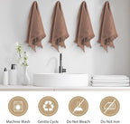 Boho Bathroom Decor Hand Towel 4 Pack 100% Turkish Cotton 14 x 30 Inch Boho - Image 6