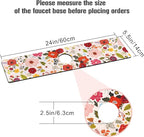 Sink Faucet Absorbing Mat, 2 Pack Drying Mat Around Faucet Sink Splash Guard - Image 2