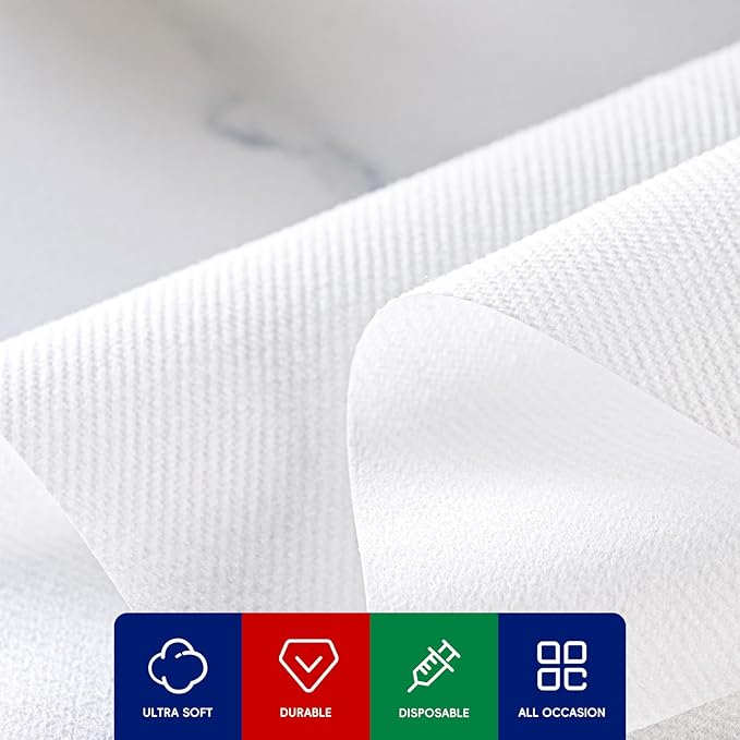 1000 Pack Disposable Bathroom Napkins Hand Towels - Image 3