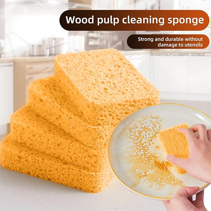 12 - Pack Non-Scratch Scrub Sponges - Sponges - Image 5