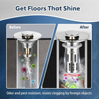 2 Pack Bathroom Sink Drain Strainer, Universal Sink Stopper - Image 8