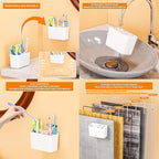 Electric Toothbrush Holder for Bathroom Countertop and Wall Mounted - Image 5