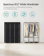 SONGMICS Portable Closet, Wardrobe Closet Organizer - Image 2