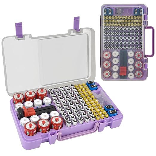 Battery Organizer Storage Case by XUERDON