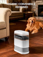 Bathroom Trash Can with Lid, Slim 2.3 Gallon Vacuum adsorption Garbage Bin - Image 3
