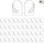 40 Pcs Clear Adhesive Wall Hooks by Unknown