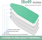 BNDX Ironing Board Cover and Pad 18" x 49" – Waterproof, Stain-Resistant - Image 2