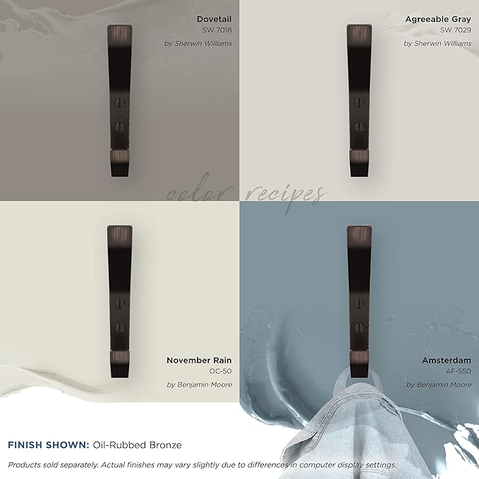 Amerock H37003ORB | Emerge Double Prong Decorative Wall Hook | Oil Rubbed - Image 7