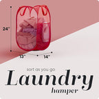 Handy Laundry Collapsible Mesh Pop Up Hamper - Image 2