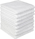 Bumble Towels Premium Kitchen Dish Cloths | 8 Pack | Diagonal Deluxe Dish Cloth by BumbleTowels