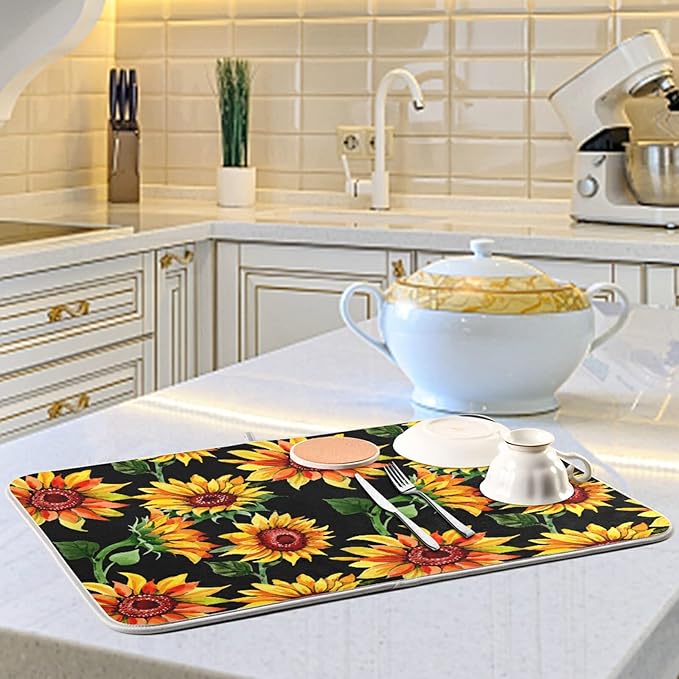 Absorbent Dish Drying Mat for Kitchen Counter - Image 6