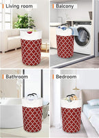 Large Laundry Basket Laundry Hamper Bag Washing Bin Clothes Bag Collapsible Tall - Image 7