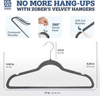 Zober Velvet Hangers 50 Pack - Image 3