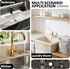 2 Pcs Kitchen Sink Splash Guard Faucet Mats Mandala Pattern Faucet Mat - Image 7