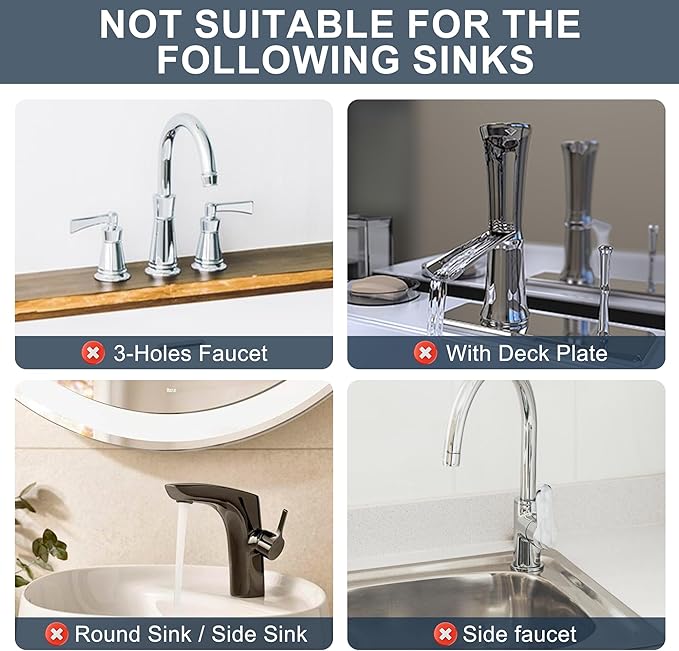 Kitchen Faucet Sink Splash Guard, Silicone Faucet Water Catcher Mat – Sink - Image 6