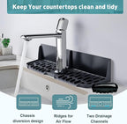 Kitchen Sink Splash Guard，Sink Draining Pad Behind Faucet，Faucet Mat - Image 5
