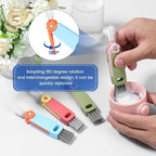 24 Pack 3 in 1 Cup Lid Cleaning Brush, 180° Rotatable Bottle Brush Gap Cleaner - Image 5