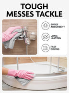 Fantasticlean Microfiber Cleaning Cloth Roll -675 Pack, Tear Away Microfiber - Image 5