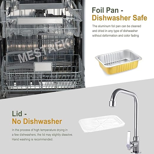 8.5" x 6.5" Heavy-Duty Aluminum Foil Pans - Image 6