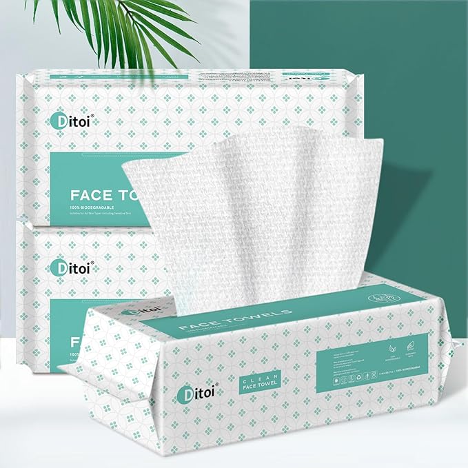 Ditoi Disposable Face Towels, Ultra Soft &Thick Facial Cloths - Image 8
