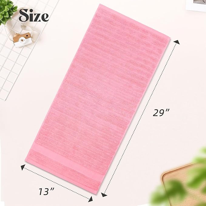 Jacquotha 2-Pack Hand Towels for Bathroom Ribbed – Cotton Face Towel for Women - Image 8