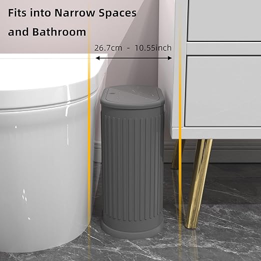1.8 Gallons Small Stainless Steel Trash Can - Image 2