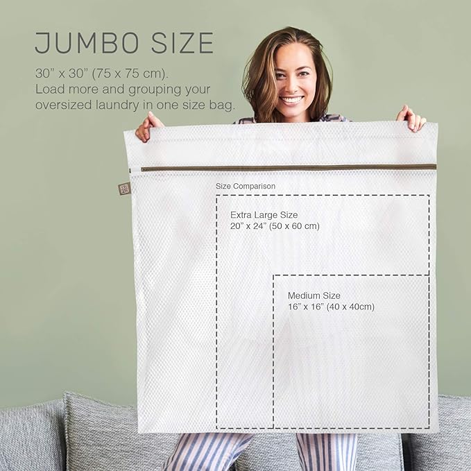 Extra Large Mesh Laundry Bags for Delicates - Image 2