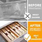 SpaceAid WrapNeat 2 in 1 Wrap Organizer - Image 2
