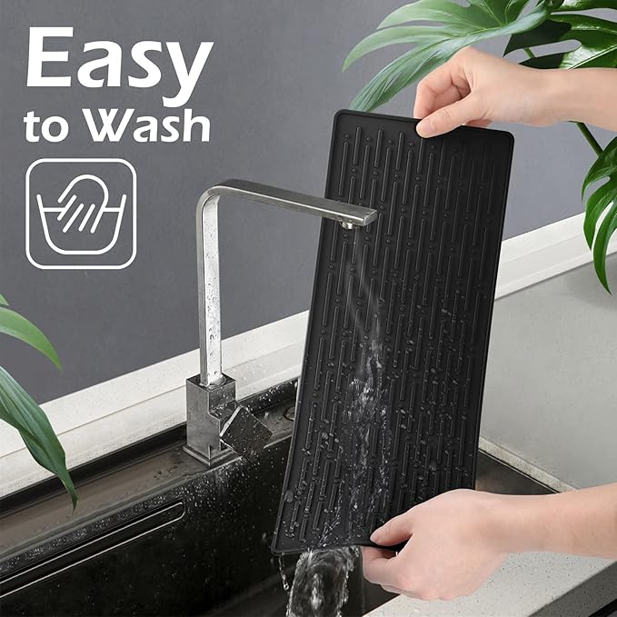 Dish Drying Mats, Heat-resistant Silicone Mat - Image 4