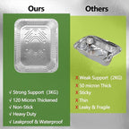 Thickened 10 Pack Heavy Duty Aluminum Pans, 9x13 Aluminum Foil Pans Disposable - Image 6