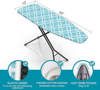 Ironing Board Cover and Pad, Standard Size 12" x 42" Iron Board Replacement - Image 2
