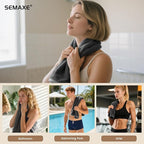 SEMAXE 6-Pack Gray Hand Towels - Image 6
