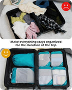 Compression Packing Cubes, Gonex Extensible Storage Mesh Bags Organizers - Image 8