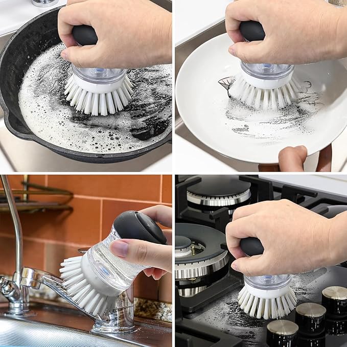 Palm Brush Refills for OXO Soap Dispensing Palm Brush, 6 Pack Palm Brush - Image 4