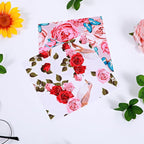 6 Pcs Thickened Glasses Cleaning Cloth Elegant Flower Design Microfiber - Image 7