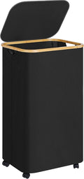 Laundry Basket with Wheels, 100L Hampers by Merkisa