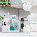 Diatomite Toothbrush Holders for Bathrooms, Quick Dry Electric Tooth Brush and - Image 3