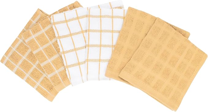 Ritz Premium 100% Cotton Terry Check Kitchen Dish Cloths - Image 2