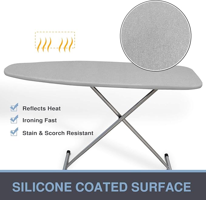 Ironing Board Cover and Pad, Standard Size 15x54, Thick Padding, Elastic Edge - Image 2