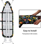 Floral Ironing Board Cover and Pad, Smooth Iron Board Cover, Stain Resistant - Image 4