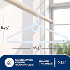 Ultra Heavy Duty Plastic Hangers, Made in USA, 28 Pack - Image 3