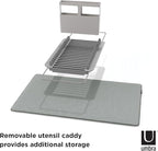 Umbra Udry Dish Rack and Microfiber Drying Mat – Space-Saving Design Folds Up - Image 5