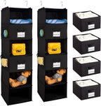 2 Pack 6 Shelves Hanging Closet Organizer by BrilliantJo