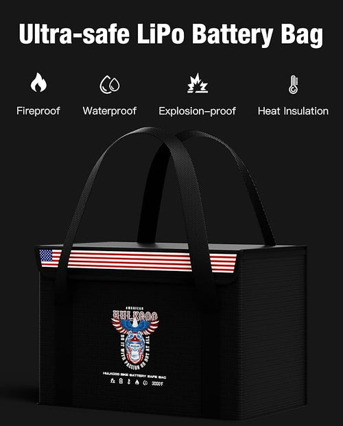 12V 100Ah LiFePO4 Lithium Battery Fireproof Safe Bag Large Capacity - Image 2