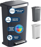 iTouchless SoftStep 13.2 Gal / 50L Step Pedal Kitchen Trash Can by iTouchless