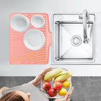 Silicone Dish Drying Mat for Kitchen Counter, Dish Drying Pad, Non-Slip Drain - Image 6