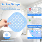 6 Pack Hair Stopper for Shower Drain Shower Drain Hair Catcher, Hair Trap for - Image 4